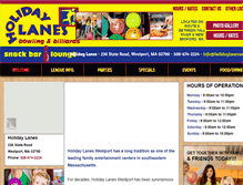 Tablet Screenshot of holidaylaneswestport.com
